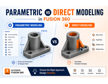 Parametric vs Direct Modeling in Fusion 360: Which One Should You Use?